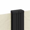 vidaXL Auvent lat&eacute;ral r&eacute;tractable cr&egrave;me 120x1000 cm