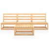vidaXL Salon de jardin 4 pcs bois de pin massif