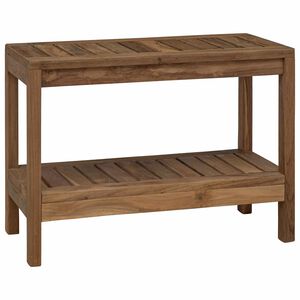 vidaXL Table d'appoint de salle de bain Naturel 60 x 30 x 45 cm