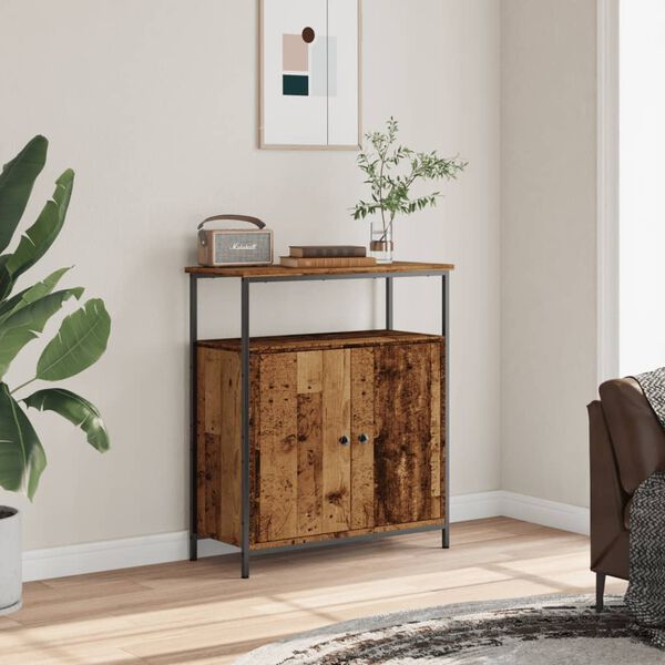 vidaXL Buffet vieux bois 70x30x80 cm bois d'ing&eacute;nierie
