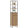vidaXL Cabinet de salle de bain Ch&ecirc;ne artisan 40 x 30 x 180 cm