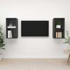 vidaXL Meubles TV muraux 2 pcs Gris Bois d'ing&eacute;nierie