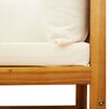 vidaXL Ensemble de canap&eacute;s de jardin 3 pi&egrave;ces avec coussins en bois d'acacia et rotin