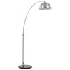 vidaXL Lampe &agrave; arc 60 W Argent&eacute; E27 170 cm