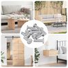 vidaXL Vis 1593 pcs Argent&eacute; 8 x 25 mm Acier