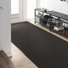 vidaXL Tapis d'entr&eacute;e Autre Noir 120 x 250 cm Polypropyl&egrave;ne et vinyle