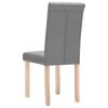 vidaXL Chaises &agrave; manger lot de 6 gris clair tissu