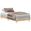 vidaXL Cadre de lit Ch&ecirc;ne Sonoma 80 x 200 cm Bois d'ing&eacute;nierie
