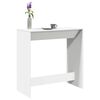 vidaXL Table de bar blanc 102x50x103,5 cm bois d'ing&eacute;nierie