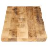 vidaXL Dessus de table bord vivant 110x40x2,5 cm bois de manguier brut