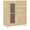 vidaXL Buffet ch&ecirc;ne sonoma 69,5x34x90 cm bois d'ing&eacute;nierie