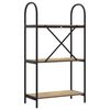 vidaXL &Eacute;tag&egrave;re Ch&ecirc;ne artisanal 60 x 30 x 109 cm Bois d'ing&eacute;nierie