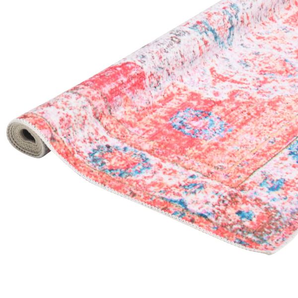 vidaXL Tapis imprim&eacute; lavable pliable Multicolore 200x300 cm Polyester