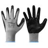 vidaXL Gants de Travail 12 pi&egrave;ces Gris et Noir 9 / l Polyester