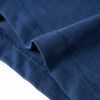 T-shirt pour enfants bleu fonc&eacute; 128
