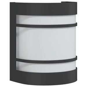vidaXL Applique murale d'ext&eacute;rieur noir acier inoxydable