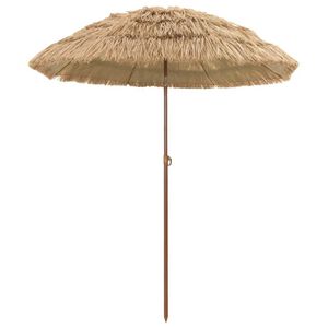 vidaXL Parasol de jardin Naturel 160 x 160 x 196 cm