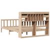 vidaXL Lit biblioth&egrave;que sans matelas 140x190 cm bois de pin massif