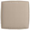 vidaXL Coussin pour assise de palette Taupe 60 x 60 x 12 cm