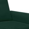 vidaXL Ensemble de canap&eacute;s 3 pcs avec coussins Vert fonc&eacute; Velours
