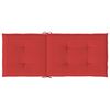vidaXL Chaises de jardin inclinables et coussins lot de 6 bois teck