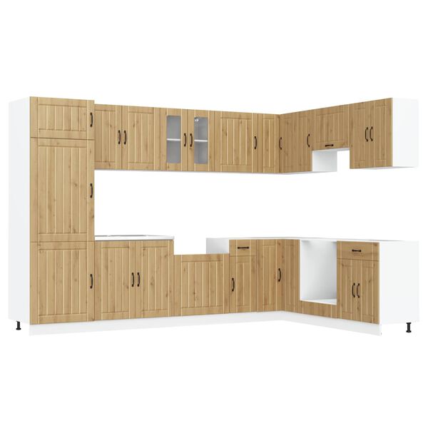 vidaXL Armoire de cuisine Lucca Ch&ecirc;ne Sonoma 80 x 46 x 81,5 cm