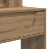vidaXL Tables de maquillage pour chambre avec tiroir Ch&ecirc;ne artisanal