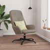 vidaXL Chaise de relaxation Gris clair Velours