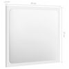 vidaXL Ensemble de meubles de salle de bain Blanc brillant Agglom&eacute;r&eacute;