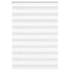 vidaXL Store z&egrave;bre blanc 110x100 cm largeur du tissu 105,9cm polyester