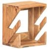 vidaXL Support mural de planche &agrave; roulettes 25x20x30 cm Bois d'acacia