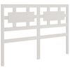 vidaXL Cadre de lit sans matelas blanc 180x200 cm bois massif