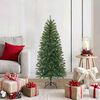 vidaXL Sapin de Noël artificiel Vert 120 cm PVC, PE et acier