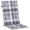 vidaXL Chaises de jardin inclinables lot de 2 et coussins teck massif