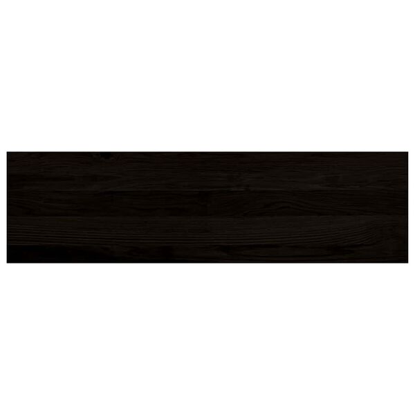 vidaXL Marches d'escalier 2 pcs marron fonc&eacute; 90x30x2 cm ch&ecirc;ne massif