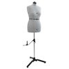 vidaXL Forme de Robe Ajustable F&eacute;minine Gris m Velours