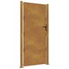 vidaXL Porte de Jardin 100 x 175 cm Noir Verrouillable