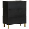 vidaXL Buffet noir 60x33x75 cm bois d'ing&eacute;nierie
