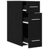 vidaXL Armoire d'apothicaire Ch&ecirc;ne noir 20 x 45,5 x 60 cm