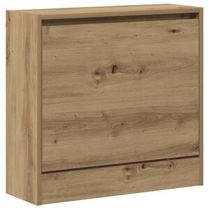 vidaXL Cabinet &agrave; chaussures 60 x 21 x 57 cm Bois d'ing&eacute;nierie