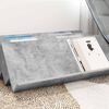 vidaXL &Eacute;tag&egrave;re &agrave; magazines avec &eacute;tag&egrave;re Gris B&eacute;ton 90 x 53 x 28,5 cm