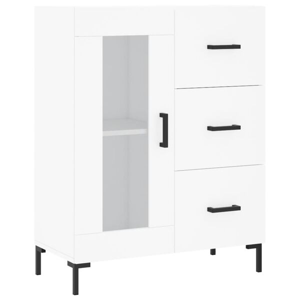 vidaXL Buffet blanc 69,5x34x90 cm bois d'ing&eacute;nierie