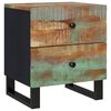 vidaXL Tables de chevet 2 pcs 40x33x46 cm Bois massif de r&eacute;cup&eacute;ration