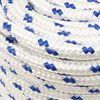 vidaXL Corde de bateau Blanc 12 mm 25 m Polypropyl&egrave;ne