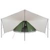 vidaXL Tente Tipi familiale avec toit Vert et beige 510 x 690 x 330 cm