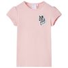 T-shirt pour enfants rose clair 92