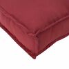 vidaXL Coussin de palette Rouge bordeaux 180 x 40 x 8 cm Tissu Oxford