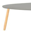 vidaXL Tables basses 2 pcs Gris Pin massif
