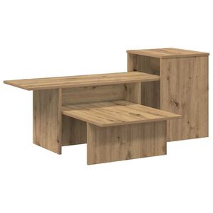 vidaXL Table console Ch&ecirc;ne artisanal 91,5 x 35 x 38,5 cm