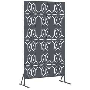 vidaXL &Eacute;cran de confidentialit&eacute; 100 x 50 x 180 cm Acier Anthracite